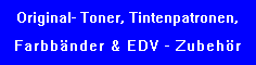 Toner + Tinte fr Drucker, Kopierer und Fax